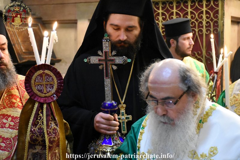 Sunday of the Adoration of the Precious and Life-giving Cross was celebrated at the Jerusalem Patriarchate