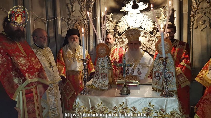 Jerusalem Patriarchate celebrated the Name Day of Patriarch of Jerusalem Theophilos