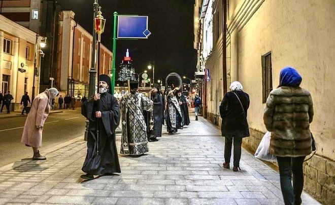В центре Москвы каждый день будут совершать крестные ходы против коронавируса