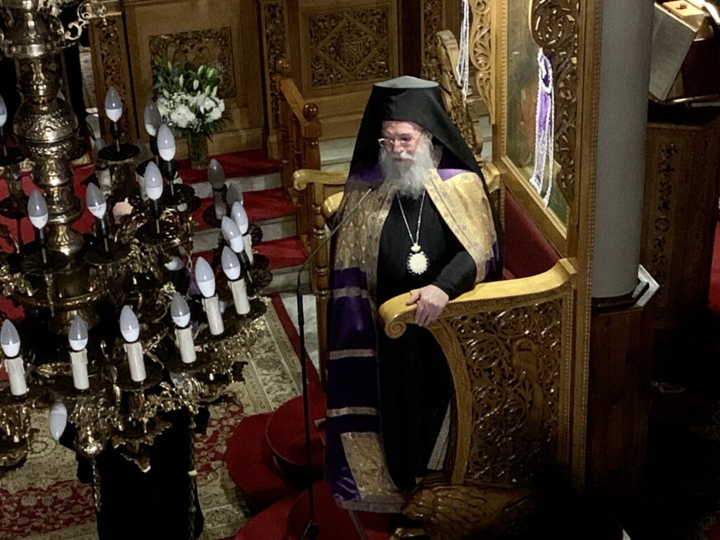 Ο Ελευθερουπόλεως Χρυσόστομος στον Εσπερινό της Συγγνώμης (ΒΙΝΤΕΟ)