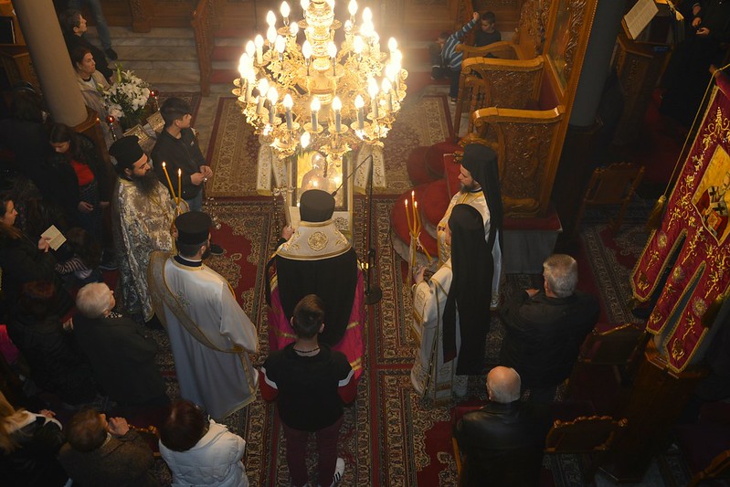 Ενώπιον της Υπεραγίας Θεοτόκου ο Μητροπολίτης Ελευθερουπόλεως