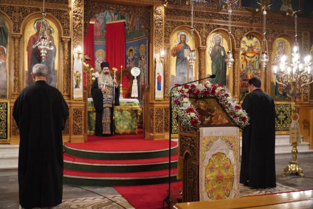 Ο Μητροπολίτης Φθιώτιδος στη Γ΄ Στάση των Χαιρετισμών