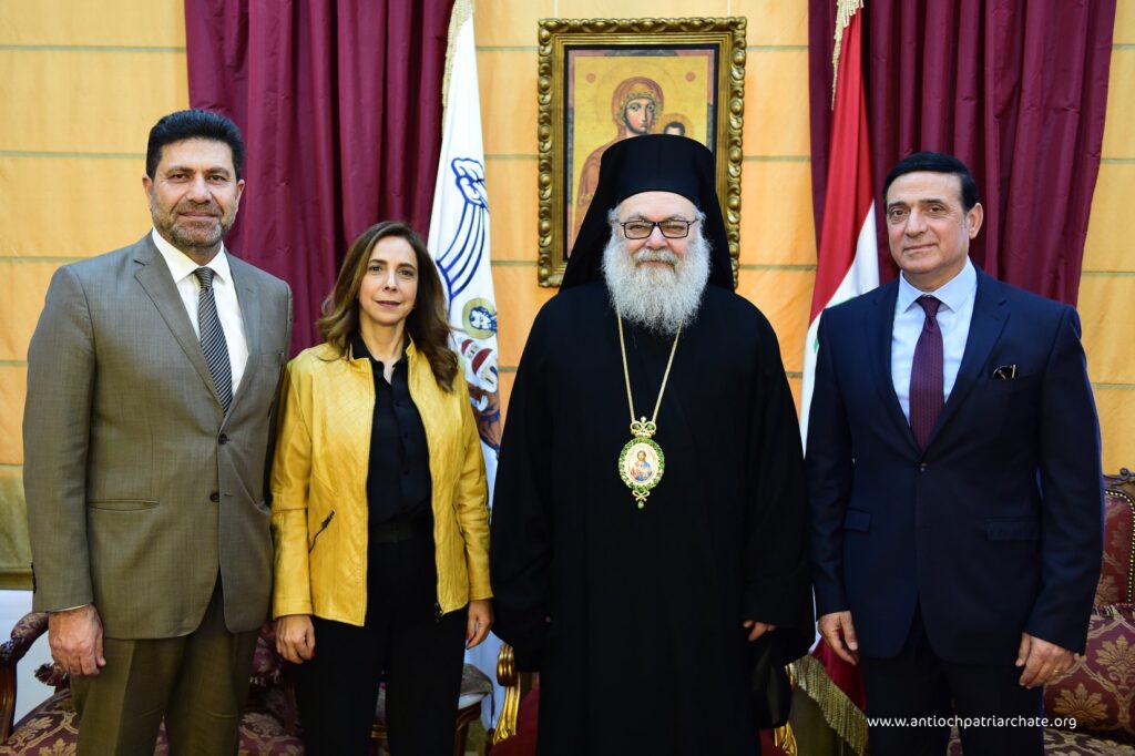 Patriarch of Antioch meets with Orthodox Church members who are Lebanese cabinet ministers