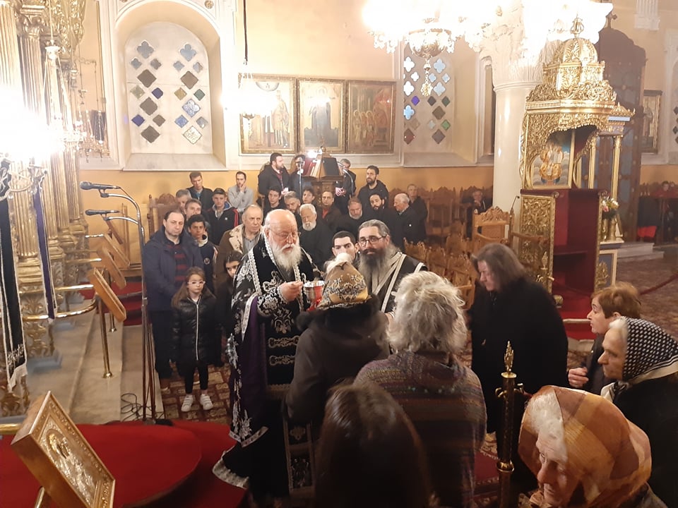 Εσπερινή Προηγιασμένη Θεία Λειτουργία στη Τρίπολη