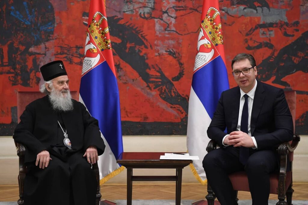 Συνάντηση Πατρ. Σερβίας- Βούτσιτς για τον κορωνοϊό
