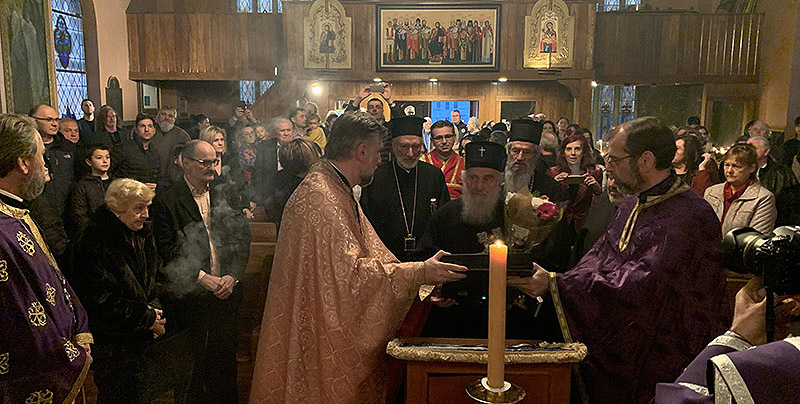 Патријарх српски Иринеј у Патерсону, Њу Џерзи