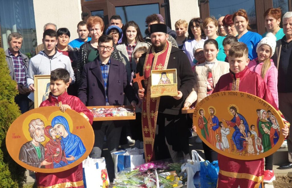 Daruri pentru persoane de la un azil din Prahova