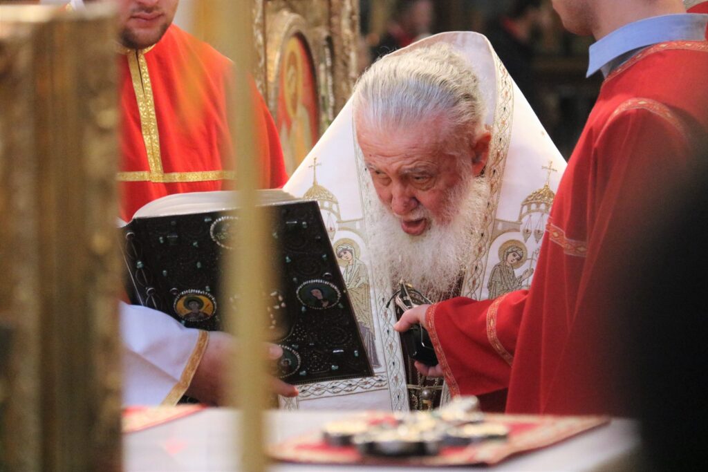 Catholicos Patriarch of All Georgia Ilia II will hold a Divine Liturgy on the occasion of the Annunciation at the Holy Trinity Cathedral on April 7