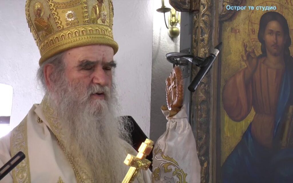 Metropolitan Bishop of Montenegro: Orthodox Church has clashed for 2,000 years with all types of viruses that cause sin, death