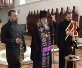 Епископ Јован у Пакрацу служио помен новопрестављеном Епископу Милутину