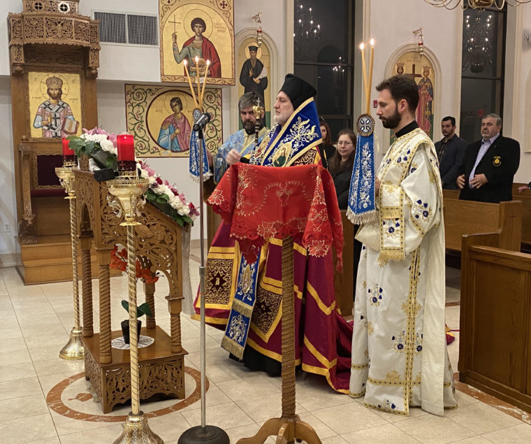 Ο Αρχιεπ. Αμερικής στην Κοινότητα Αγίου Πέτρου στο Μπρονξ