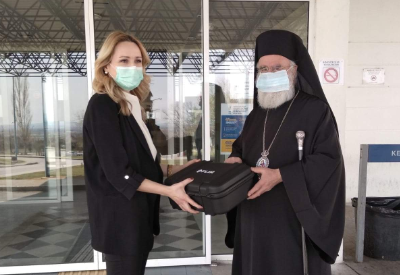 Κοντά στους “ήρωες” Γιατρούς ο Μητρ. Ξάνθης