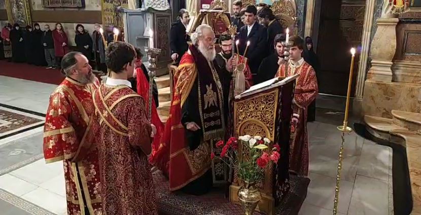 Η Β’ Στάσις Χαιρετισμών στον Ναό της Αναστάσεως