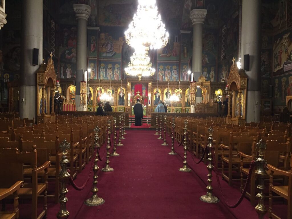 Fourth Friday of the Xairetismoi (rejoincings) celebrated without worshippers in Orthodox churches around the world