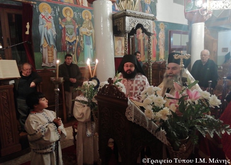 Οι Α’ Χαιρετισμοί στο ιστορικό Σκουτάρι Αν. Μάνης