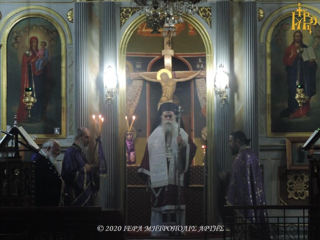 Τελέσθηκε η Α’ Προηγιασμένη στον Άγιο Γεώργιο Άρτης