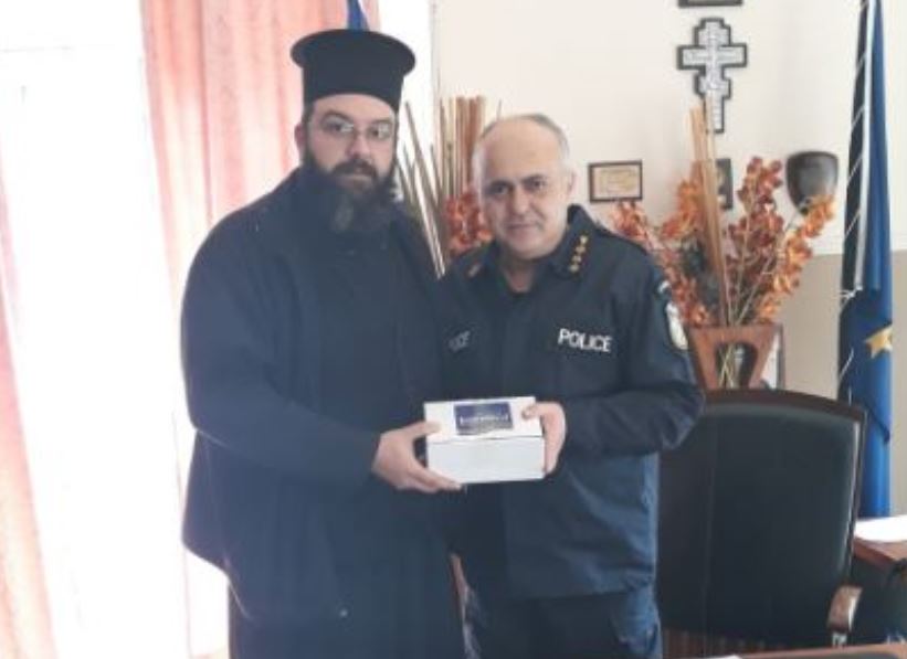 ΑΠΟΣΤΟΛΗ: Δωρεά αντισηπτικών στα Σώματα Ασφαλείας στον Έβρο