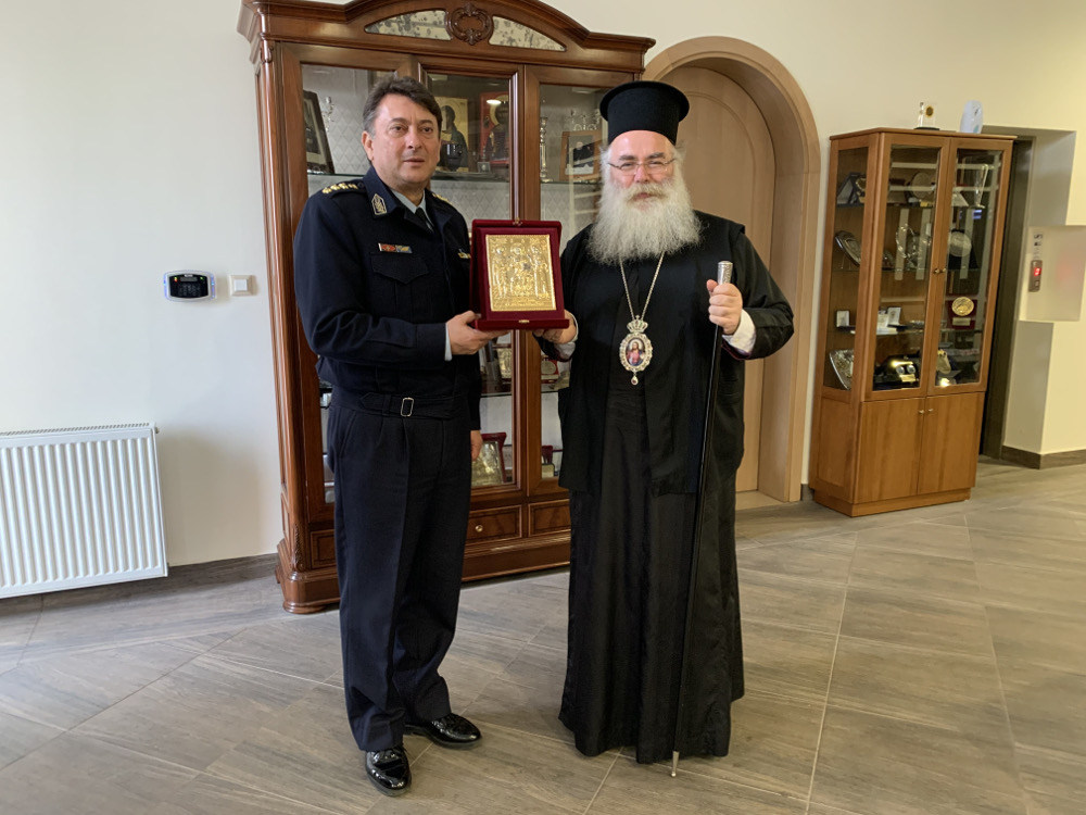 Την ευχή του Μητροπολίτη Ιεραπύτνης έλαβε ο νέος Αστυνομικός Διευθυντής Λασιθίου