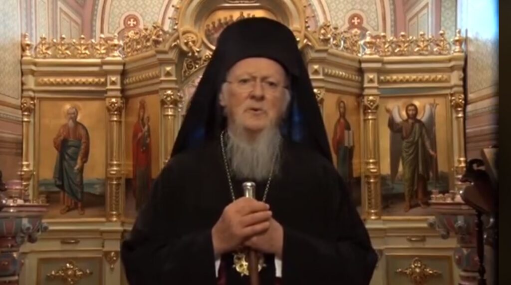 Κάλεσμα από τον Οικουμενικό Πατριάρχη να ενώσουμε τις προσευχές μας για όλη την ανθρωπότητα (ΒΙΝΤΕΟ)