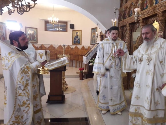 Învierea Domnului sărbătorită prin Liturghie Arhierească la biserica Sf. Ioan Iacob Hozevitul din Chișinău