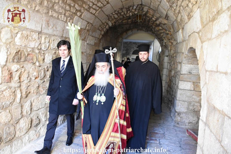 البطريركية الأورشليمية تحتفل بأحد الشعانين