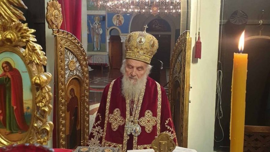 Сръбският патриарх отслужи литургия без присъствие на миряни в Белград