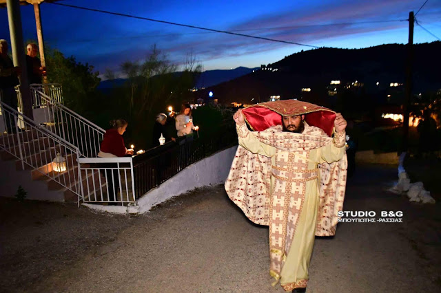 Τελέστηκε περιφορά του Επιταφίου στο Ναύπλιο