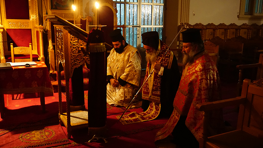 Η Ακολουθία του Ακαθίστου στην Ι.Μ. Γορτύνης