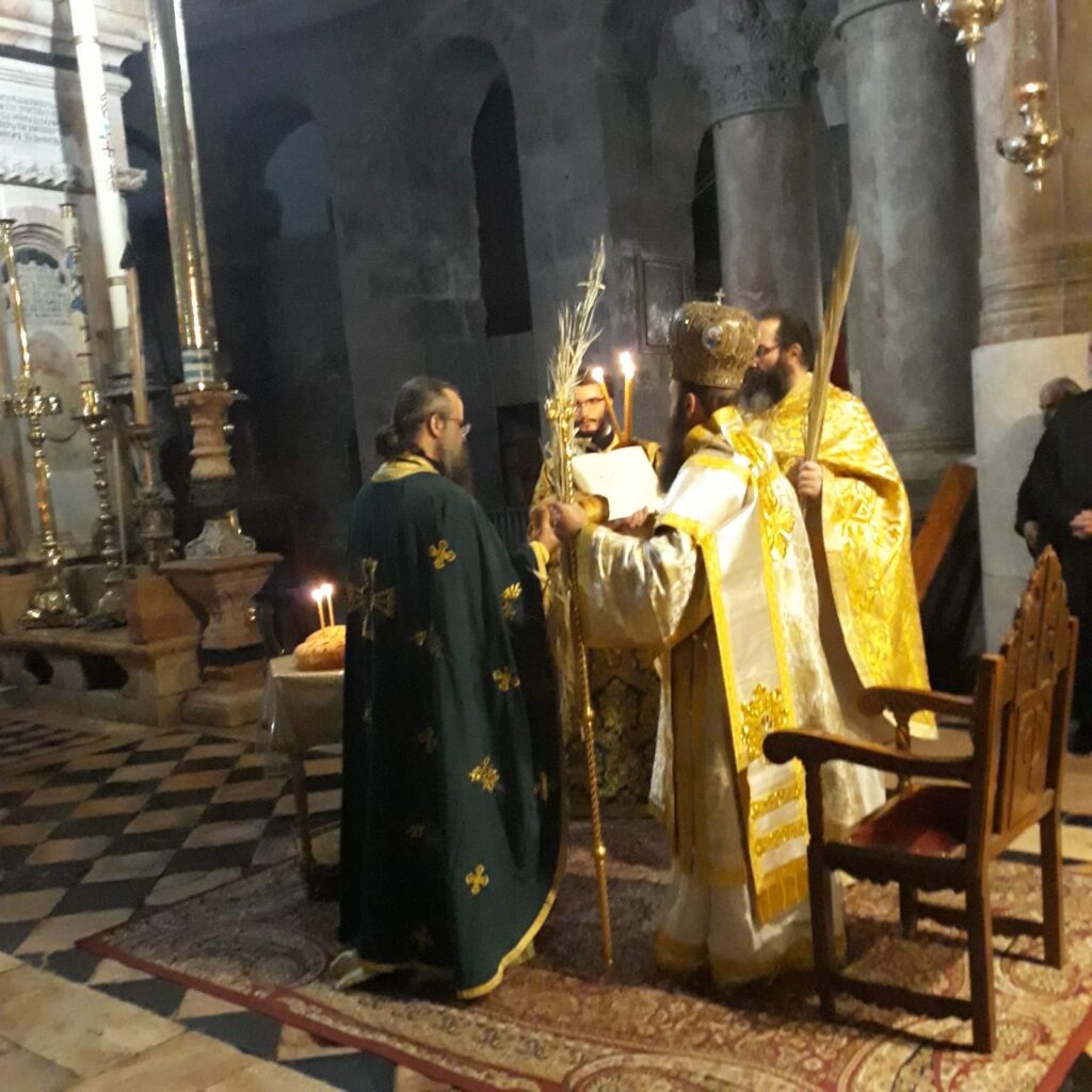 Η Κυριακή των Βαΐων στον Πανάγιο Τάφο