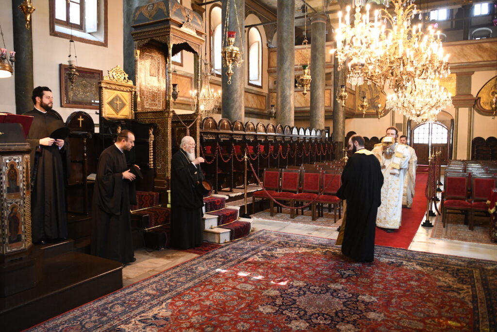 O Παναγιώτατος χοροστάτησε στη Θ. Λειτουργία την Κυριακή του Θωμά