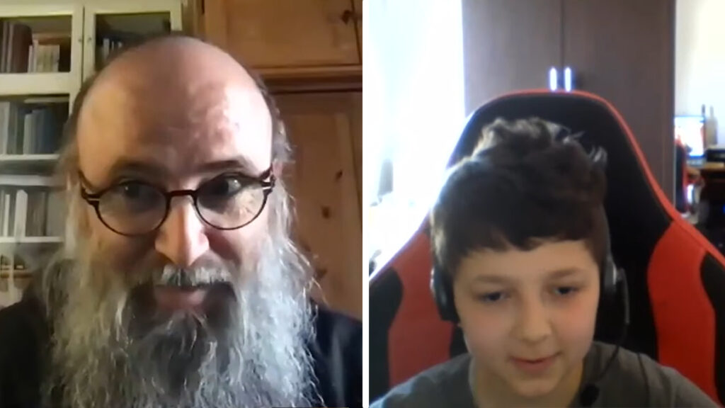 PS Siluan discută pe Zoom cu un copil îngrijorat de carantină: Când Domnul îi cu tine, ești bucuros și dacă-i ușa închisă