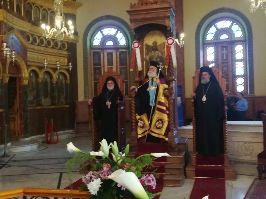 البابا ثيودروس يترأس صلاة عيد القديس جاورجيوس