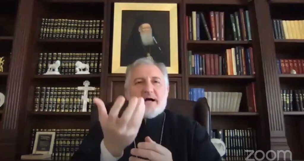 Ο Αρχιεπίσκοπος Αμερικής συζητά για τον Covid-19 (ΒΙΝΤΕΟ)