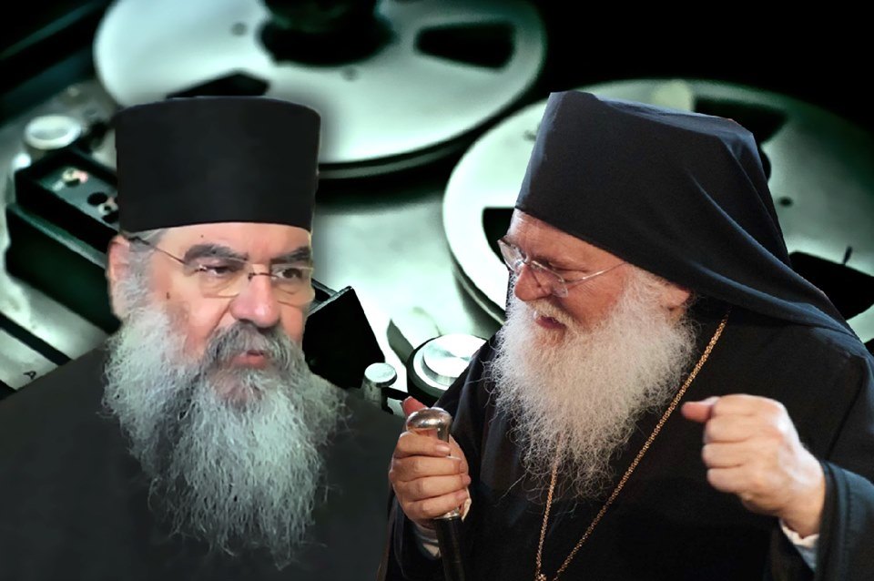 Elder Archimandrite Ephraim speaks with Metropolitan of Limassol during special radio outreach program