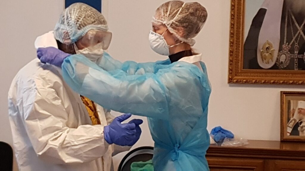В Синодальном отделе по благотворительности прошел специальный инструктаж по соблюдению мер инфекционной безопасности