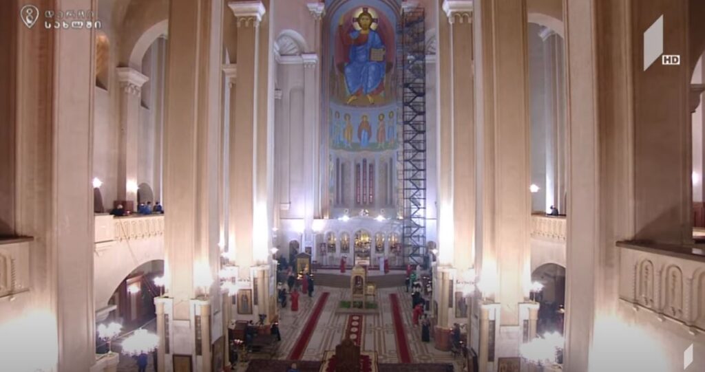 Πάσχα 2020 στον Καθεδρικό Ναό του Πατριαρχείου Γεωργίας (ΒΙΝΤΕΟ)