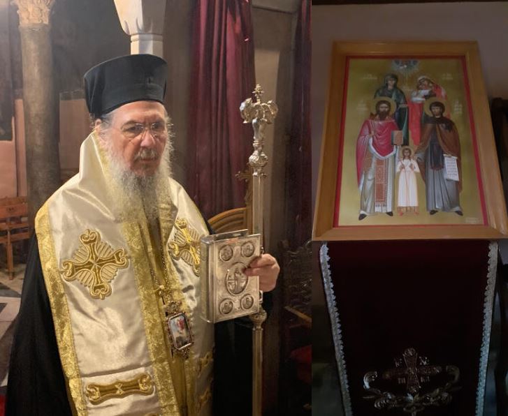 Εορτάζοντας τον Άγιο Ραφαήλ στην Μονή Πετράκη (ΦΩΤΟ)