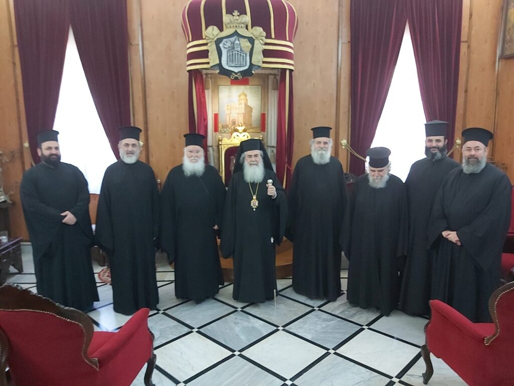 Επίσκεψη Μητροπολίτου Ναζαρέτ στον Πατριάρχη Θεόφιλο