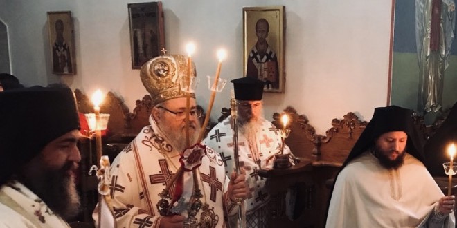 Δισαρχιερατική Θ. Λειτουργία για την Κυρία των Αγγέλων στην Ι.Μ. Γουβερνέτου