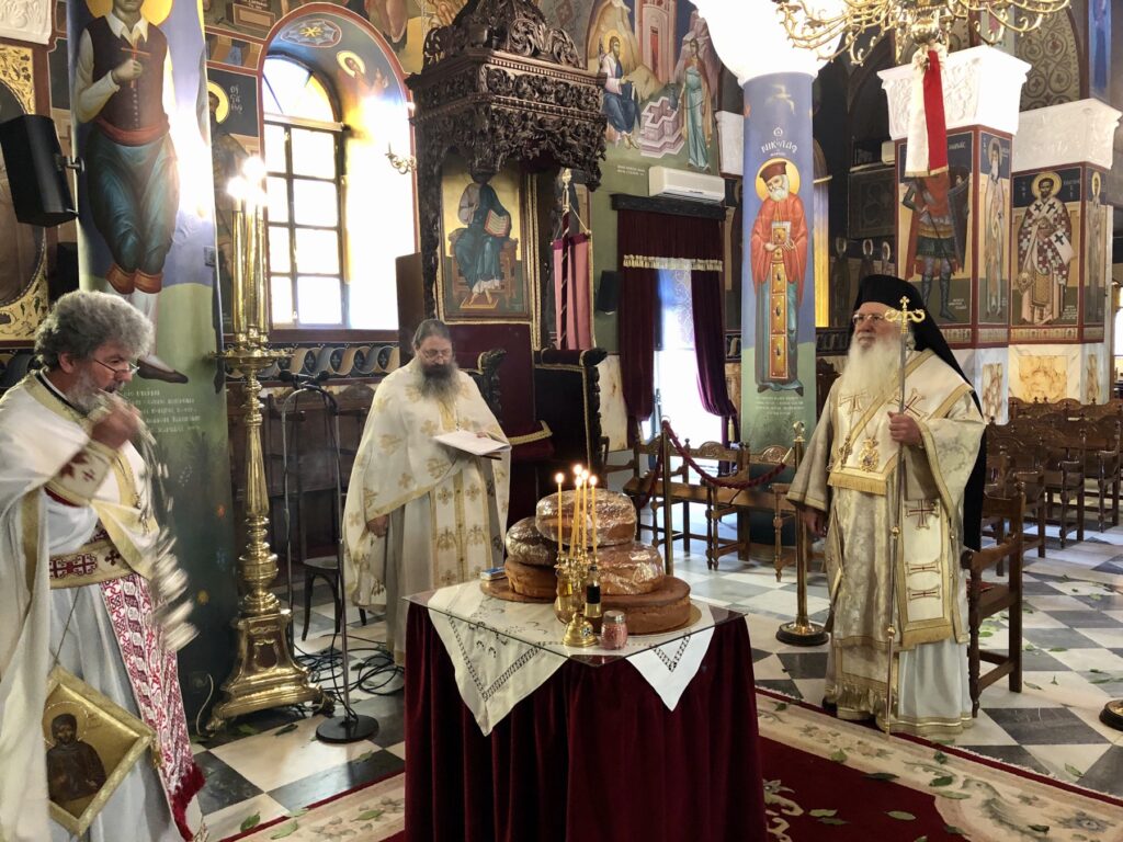 Λιτά τα Ονομαστήρια του Μητροπολίτη Θηβών και Λεβαδείας