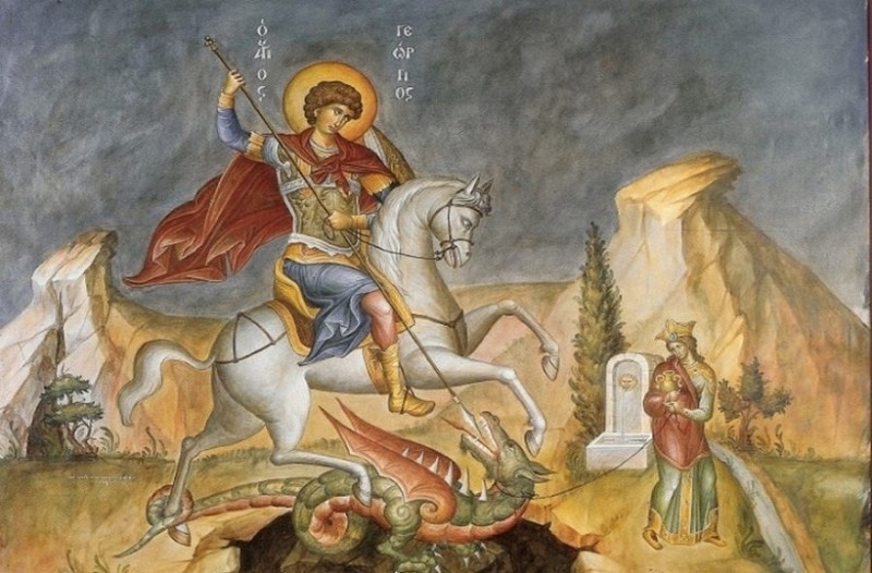 Ο Άγιος Γεώργιος στη λαϊκή παράδοση της Kύπρου