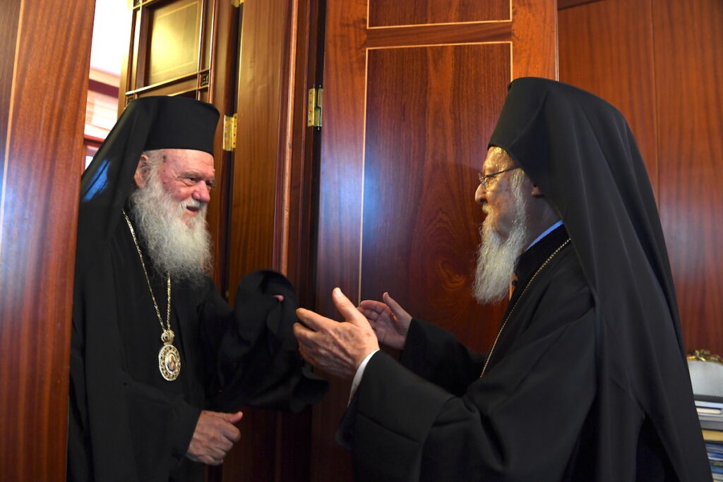 Ευχές του Οικ. Πατριάρχη προς τον Αρχιεπίσκοπο Αθηνών