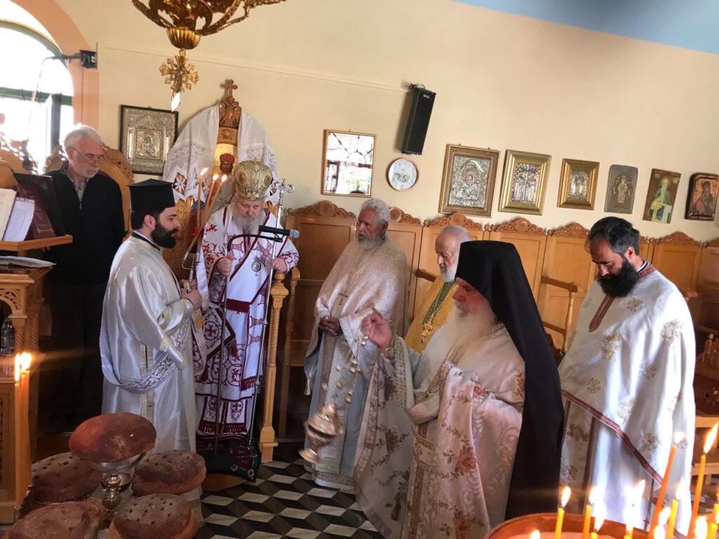 Πανηγύρισαν τους Αγίους Κωνσταντίνο και Ελένη στην Ι.Μ. Κυδωνίας