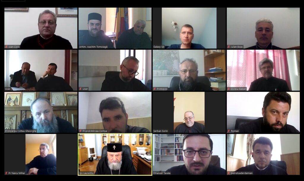 Şedinţă online a Permanenţei Consiliului eparhial al Arhiepiscopiei Sibiului