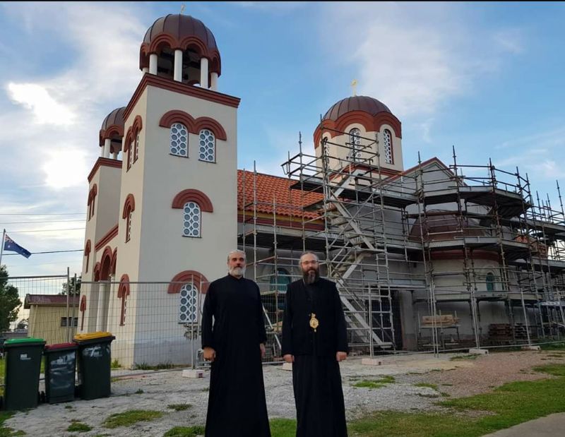 Епископ Силуан обишао радове на храму Светог Апостола Луке у Ливерпулу