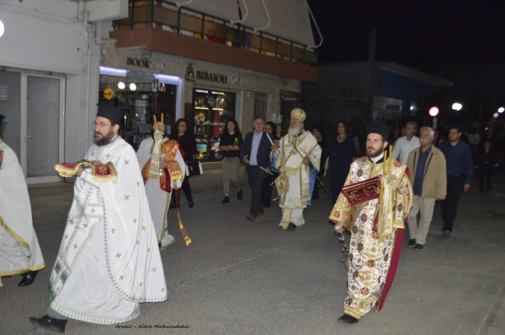 Λιτάνευση Ιερών Λειψάνων του Αγίου Ανδρέα στο Αρκαλοχώρι