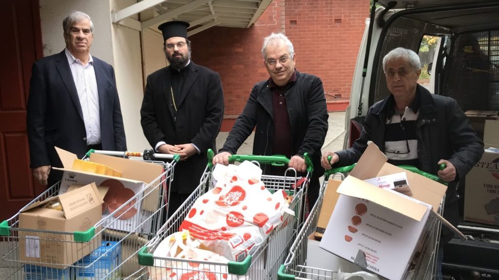 Melbourne’s Cypriots mobilise to collect food for people in need