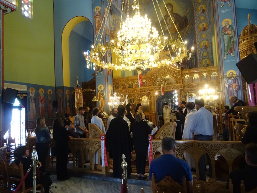 Εξόδιος Ακολουθία μακαριστής πρεσβυτέρας Παναγιώτας Λιάκη