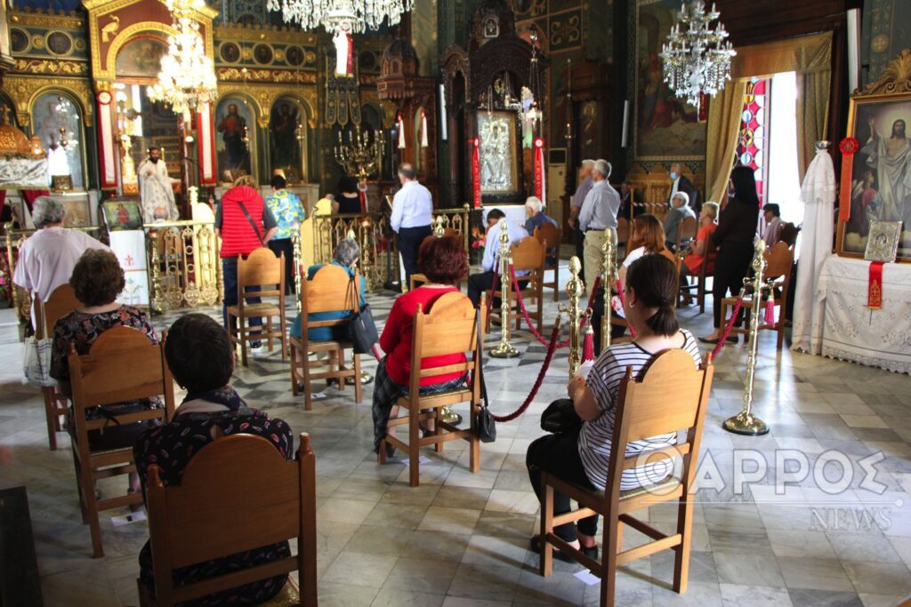 Υποδειγματική η τήρηση των μέτρων από τους πιστούς στην Καλαμάτα