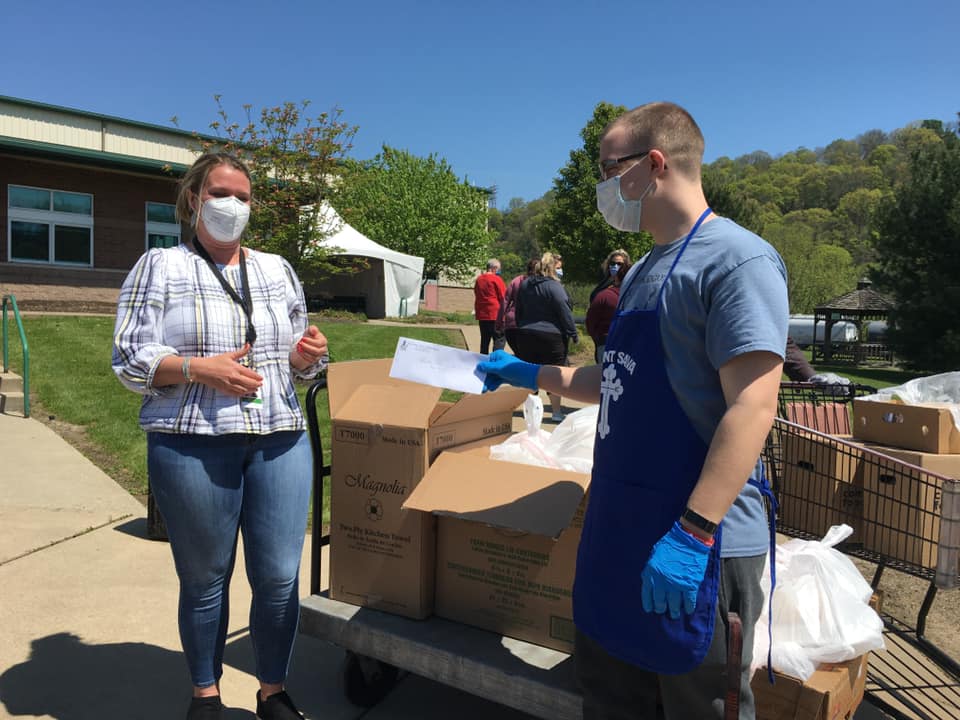 Over 100 meals delivered to volunteers from Pittsburgh